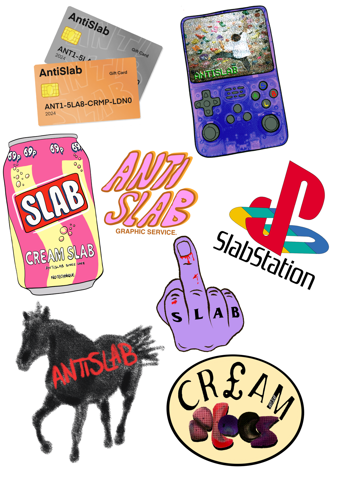 ANTISLAB STICKER PACK