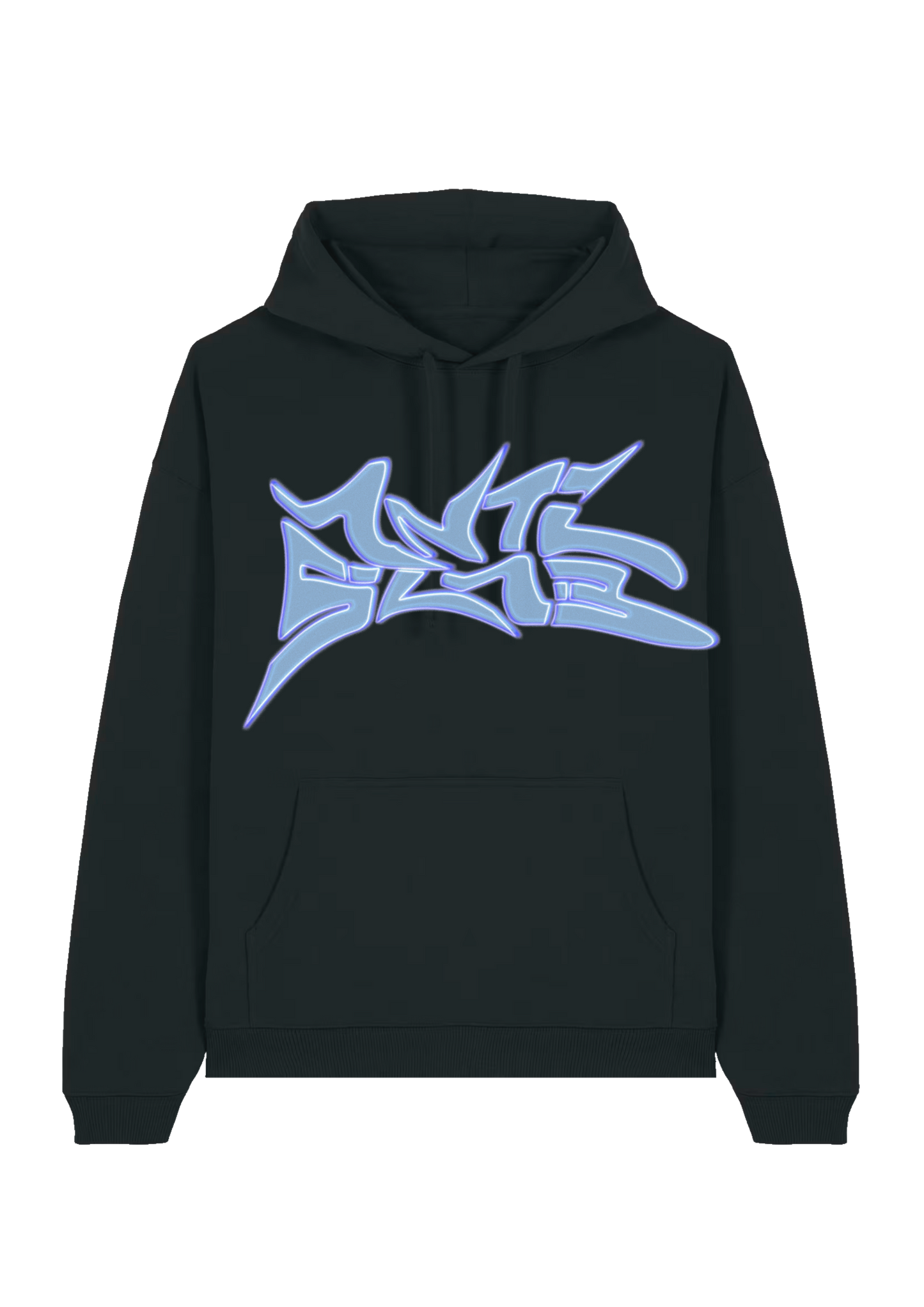 THE GLOW UP HOODIE. PINK/BLUE.