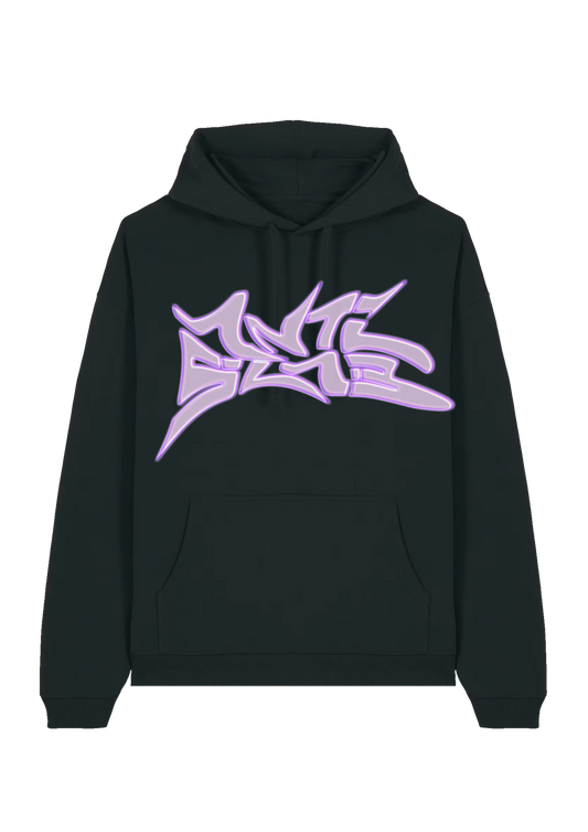 THE GLOW UP HOODIE. PINK/BLUE.